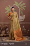 Kontessa Pichwai By Rajtex Tussar Silk Handloom Weaving Sarees Best Wholesale Shop In Surat